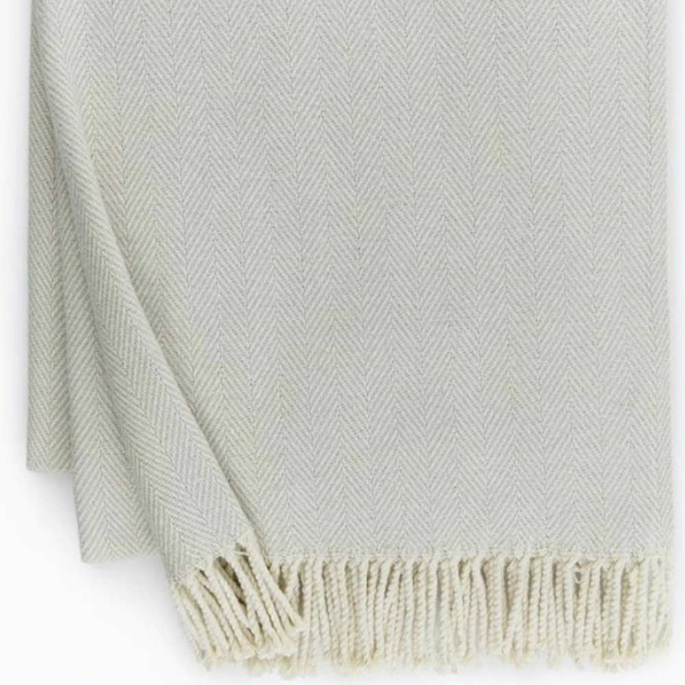 SFERRA Celine Cotton Throw Blanket